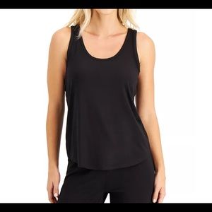 Alfani Black Tank Top sz M Ultrasoft super cute Modest NWOT Loungewear Cami
